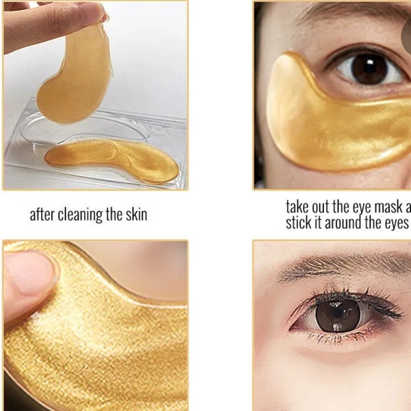 24K GOLD COLLAGEN EYE MASK NWT - Picture 7 of 10